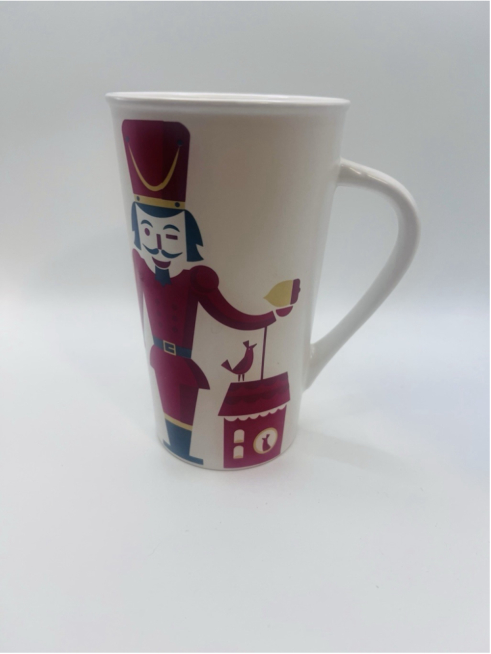 Starbucks 2012 Christmas Coffee Mug Cup Nutcracker Toy Soldier Tall Latte 16 oz - Picture 2 of 6